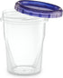 ELEGANT DISPOSABLES 32 oz Plastic Food Storage Containers, Reusable Leak Proof Pack of 12