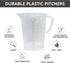 Appletofu Plastic Graduated Measuring Pitcher, 2000ml Large Cylinder with Handle and Pour Spout