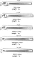 Brccee AC Measuring Spoons Set of 5, Mini Stainless Steel Measuring Spoons (tad, dash, pinch, smidgen, drop)