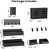 Refrigerator,6 Pack Black(6 Pack) Magnetic Spice Rack for Magnetic Shelf,Fridge Magnet Organizer with Paper Towel