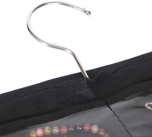 DIOMMELL 80 Pockets Hanging Jewelry Organizer for Women, Storage Bag for Earrings, Necklaces, Bracelets