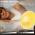 25 Sunset 5W JALL Sunrise Alarm Clock with Soothing Sounds, White Noise Sound Machine for Sleep, Lamp & Bluetooth