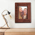 BELLA BUSTA Engraved Leather Picture Frame for 3 Years of Marriage, 5 x 7 Vertical (Rawhide)