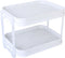 Zosenley 2-Tier Cup Drying Rack with Removable Drainboard, Rust-Proof Iron Mug Organizer,