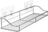 Orimade Bathroom Shelf Organizer, Shower Caddy Storage Rack with Traceless Adhesive, 15.75 inch, Silver