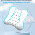 Car Neck Pillow for Neck Pain Relief and Cervical Support,Memory Foam Car Pillow for Car Seat with Adjustable Strap