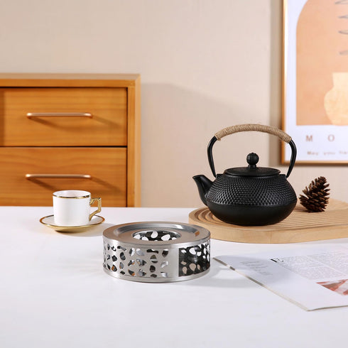 Stainless Steel Teapot Warmer, Tea Warmer for Teapot, Silver Color