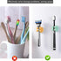 4Pcs iBetterLife Good Grips Razor Holder - Silicone Toothbrush Holders for Shower Wall Mounted Self Adhesive Cute Dorm