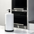 SunnyPoint Weighted Paper Towel Dispenser with Built-in Pump Bottle (Coating Black)