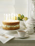 Portmeirion Sophie Conran Celadon Covered Sugar Bowl, 11 Oz, Fine Porcelain