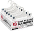 Mainetti 1004 White Kids Plastic Hangers - 100 Pack, 8-Inch, Great for Pants/Skirts/Slacks/Bottoms