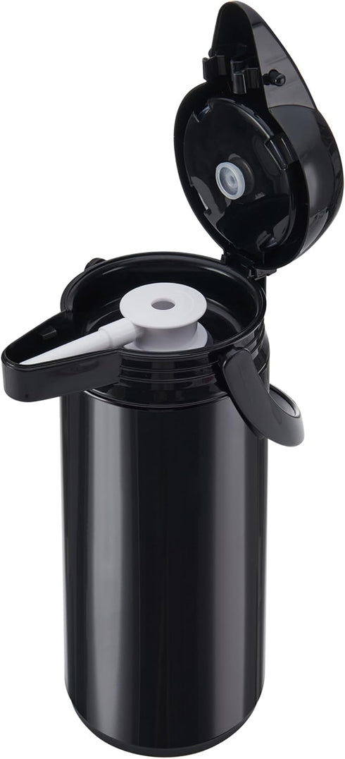 Copco Insulated Pump Pot with Handle, Large Capacity for Serving, 2 Quarts, Black