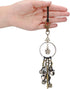 Witch Bells for Door, Wiccan Decor Altar Bell, Antique Magic Keys, Witchy Wicca Home Protection Decor (2 Pieces)