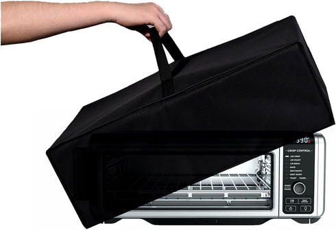 Heavy Duty Waterproof Air Fry Countertop Oven Dust Cover, Compatible with Ninja SP101/SP351/SP201 (Black)