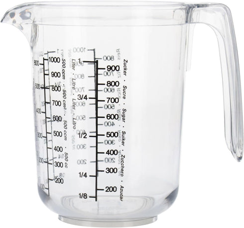 Westmark Germany 'Gerda' Measuring Cup - Clear Multi Measurement Tool for Baking, Cooking
