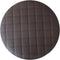 Levoberg Round Stool Cushion - Faux Leather Barstool Chair Cover with Elastic, 13.77inch Brown Lattice