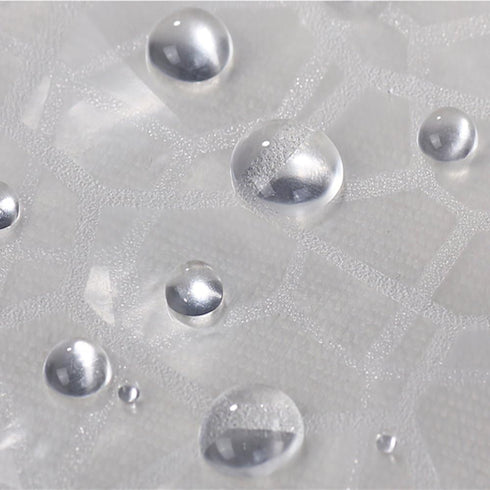 AooHome Clear EVA Shower Curtain Liner, 3D Water Cube with Bottom Magnets, Heavy Duty, 72x72 Inch
