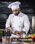 Set, FORLIM Gravity Electric Salt and Pepper Grinder Automatic Pepper Grinder Shakers Mill, Upgraded Batteries Powered