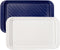 TP Serving Trays with Handles, Set of 2 Melamine Grill Prep and Serving Platters for Outdoor, Parties, and BBQ