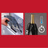 Set Vacu Vin Champagne & Wine Cooler - Flexible Insulated Chiller For Standard Size Bottles - Keeps Your Drinks Cold
