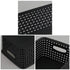 6-pack Black Woven Plastic Storage Baskets, Organizing Bins