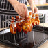 Zerodis 2 Pcs Chicken Leg Wing Grill Rack, 12 Slots Stainless Steel Barbecue Roaster Stand for Outdoor Cooking