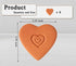 GABROC 4 Heart Brown Sugar Keeper Terracotta Sugar Saver Softener Disk Terra Cotta Keeper Disc