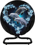 Upetstory Adorable Dolphin Fan Cover, 16 18 20 24 Inch Industrial Floor Fan Cover, Electric Household Floor Fans