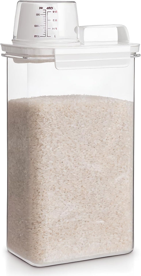 FrutPunch Rice Container, Rice Storage Container, 3-4 Lbs Tcereal Storage Container, Dog
