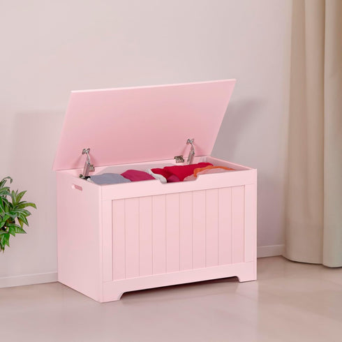 Chest,30/40 Inch w/2 30 15.7 x19 Inch) Wooden Storage Storage Trunk Safety Hinges, Storage Bench, Modern Lift Top Chest