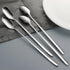 Long Handle Ice Tea Spoons,9.1-Inch Tea Spoons,Coffee Spoon,Ice Cream Spoon,Stainless Steel Long Stirring Spoons Cocktail Mixing Spoons for Cold Drink, Set of 4