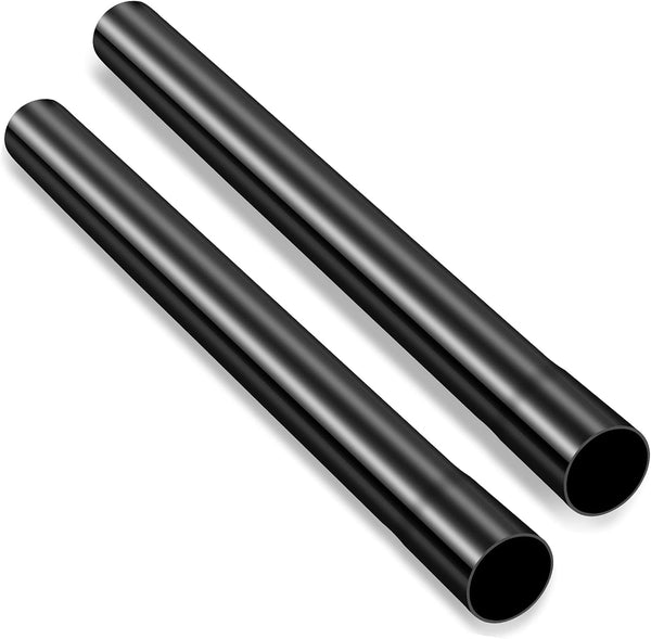 Honoson 1.25 Inch Vacuum Extension Wand, Black Vacuum Attachments Compatible with Shop Vac Accessories (2 Pieces)