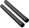 Honoson 1.25 Inch Vacuum Extension Wand, Black Vacuum Attachments Compatible with Shop Vac Accessories (2 Pieces)