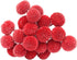 INVISIKAYAK Craspedia Globosa Material Flower, Immortal Eternal Flowers Gift, 40 Pcs in B-red