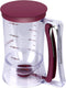 BBSTARZ Pancake Batter Dispenser, 4-Cup with Squeeze Handle & Measuring Marks for Pancakes, Waffles, Muffins
