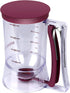 BBSTARZ Pancake Batter Dispenser, 4-Cup with Squeeze Handle & Measuring Marks for Pancakes, Waffles, Muffins