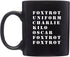 Rogue River Tactical Funny Novelty Coffee Mug, Military Alphabet Foxtrot OFF Black Cup, Great Gift Idea for Military
