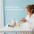 BBK Bathroom Vanity Tray - 2 Pack (7.8" and 11.8") Silicone Trays for Counter, Perfume Key Trinket Ring Tray, Kitchen
