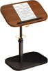 Small End Table for Couch, 360 Swivel/180 Flip-Over Panel/Adjustable Height Design C-Shaped