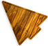 Acacia Wooden Christmas Cutting Board: 12.5"L x 10"W Tree Shaped Chopping Board with Handle & Slicey Grooves