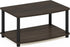 2-Tier 32 inch, 15.8 23.8 11, Furinno TURN-N-TUBE TV Riser Stand, Small Elevated No Tools TV Stand, TV Console for TV