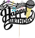 Music Birthday Cake DecorationHost Music Cake Decor Karaoke Musical Theme Cake DecorationMusician Party Birthday party