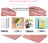 MerryNine 2pcs Metal Book Ends, Non Skid Heavy Bookends for Shelves, Telephone Booth Decorative Organizers (Red-2pcs)