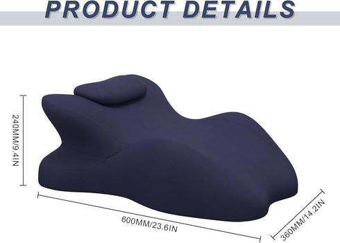 Comforshare Home Memory Foam Ergonomic Wedge Pillow, Prone Pillow for Sleeping, Reading Pillow for Bed, Ergonomic
