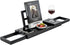 Utoplike Bamboo Bathtub Tray, Adjustable Bath Caddy Table for Tub, Bathroom Organizer with Book, Tablet, Wine Glass