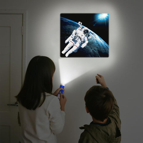 Pup Go 3+, 3 24 Outer Space Projector Flashlight for Kids Ages STEM Space Toys for Boys & Girls, Spaces Explore Night