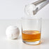 True Zoo Baseball Ice Mold, Silicone Ice Sphere Maker, Set of 1, White, Dishwasher Safe