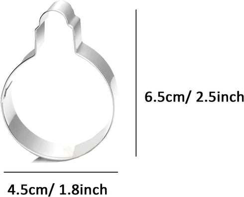 Round Cookie Cutter Bell for Christmas