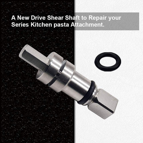 Ohoho Pasta Attachment Shear Shaft Coupler, Compatible with KitchenAid Stand Mixer, Repair/Rebuild for Pasta Attachments