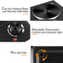 CUSIMAX Single Burner Electric Hot Plate, 1500W Adjustable Temperature Cooktop, Portable Stainless Steel Countertop